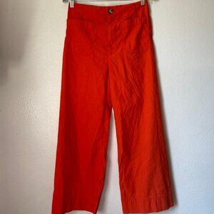 Maeve Anthropologie Colette Pants Cropped Wide Leg Pants